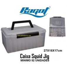 SQUID JIG BOX RAGOT XL para 52 Unidades ( Amostras até 3.5)